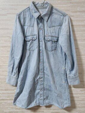 EarthMusic Denim Shirt Dress